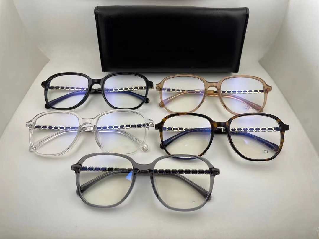 Sunglasses 2023 Women's new type ch3418 daily plain eye sheepskin metal chain titanium frame with myopia
Sunglasses 2023 Women's new type ch3418 daily plain eye sheepskin metal chain titanium frame with myopia