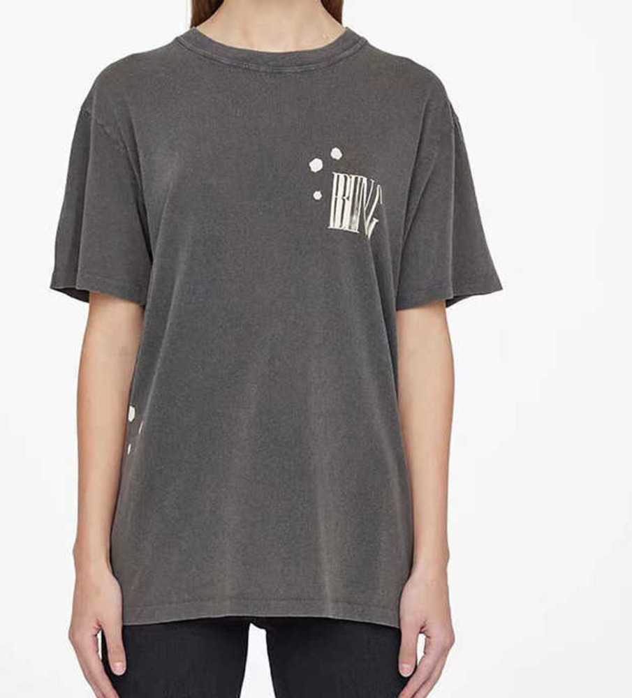 Anines Bing 2023 Niche Letter Print t Shirt Stir-frying Snowflake Washing Tee Womens Designer Short-sleeved T-shirt Tops Polo ab2023, Dark gray
Anines Bing 2023 Niche Letter Print t Shirt Stir-frying Snowflake Washing Tee Womens Designer Short-sleeved T-shirt Tops Polo ab2023, Dark gray