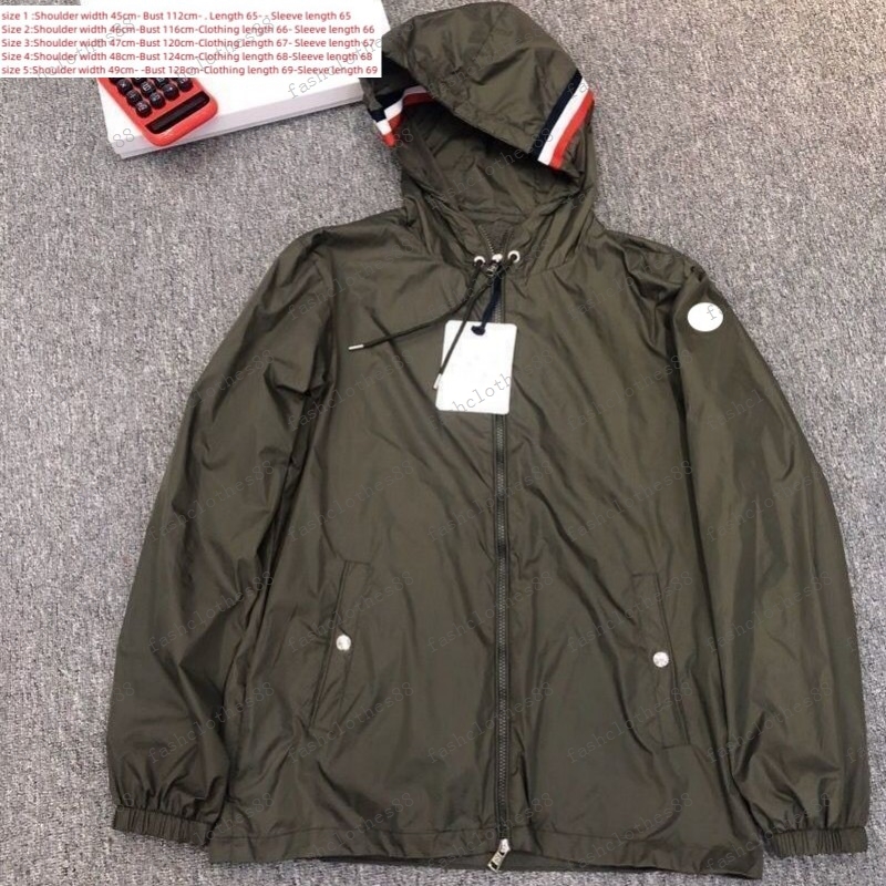 Franch luxury brand windbreaker mens hooded jacket Lightweight sun protection clothing spring summer jackets Sleeve arm NFC Designers Men S Clothings WMP8
Franch luxury brand windbreaker mens hooded jacket Lightweight sun protection clothing spring summer jackets Sleeve arm NFC Designers Men S Clothings WMP8