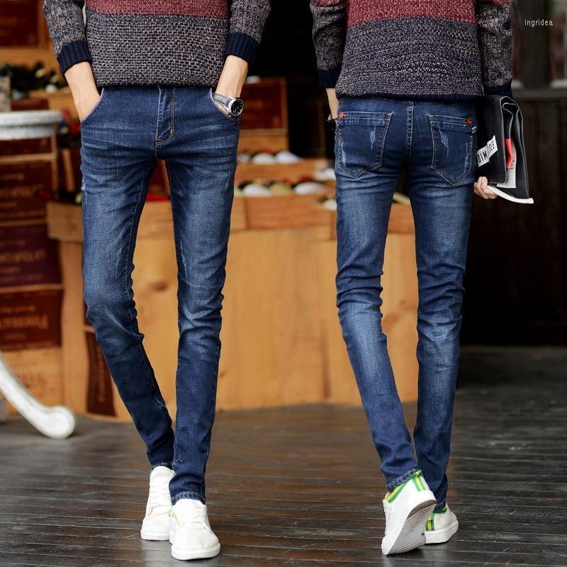 Men's Jeans Spring And Autumn Men's Korean Style Slim Stretch Casual Denim Trousers Daily All-match Skinny Pencil Pants, Blue 2032-1f-b150
Men's Jeans Spring And Autumn Men's Korean Style Slim Stretch Casual Denim Trousers Daily All-match Skinny Pencil Pants, Blue 2032-1f-b150