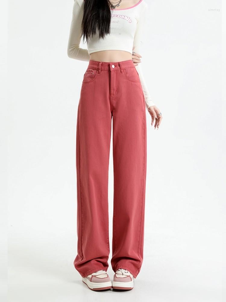 Women's Jeans GUUZYUVIZ Spring Candy Wide Leg Woman High Waist Loose Slim Straight Denim Pants, Black
Women's Jeans GUUZYUVIZ Spring Candy Wide Leg Woman High Waist Loose Slim Straight Denim Pants, Black