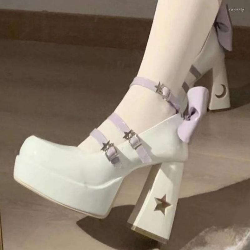 Dress Shoes COZOK Super Chunky Heel Pumps Punk Gothic Square Toe Buckle Chain Cool Girl Cosplay Party Mary Janes, Black
Dress Shoes COZOK Super Chunky Heel Pumps Punk Gothic Square Toe Buckle Chain Cool Girl Cosplay Party Mary Janes, Black