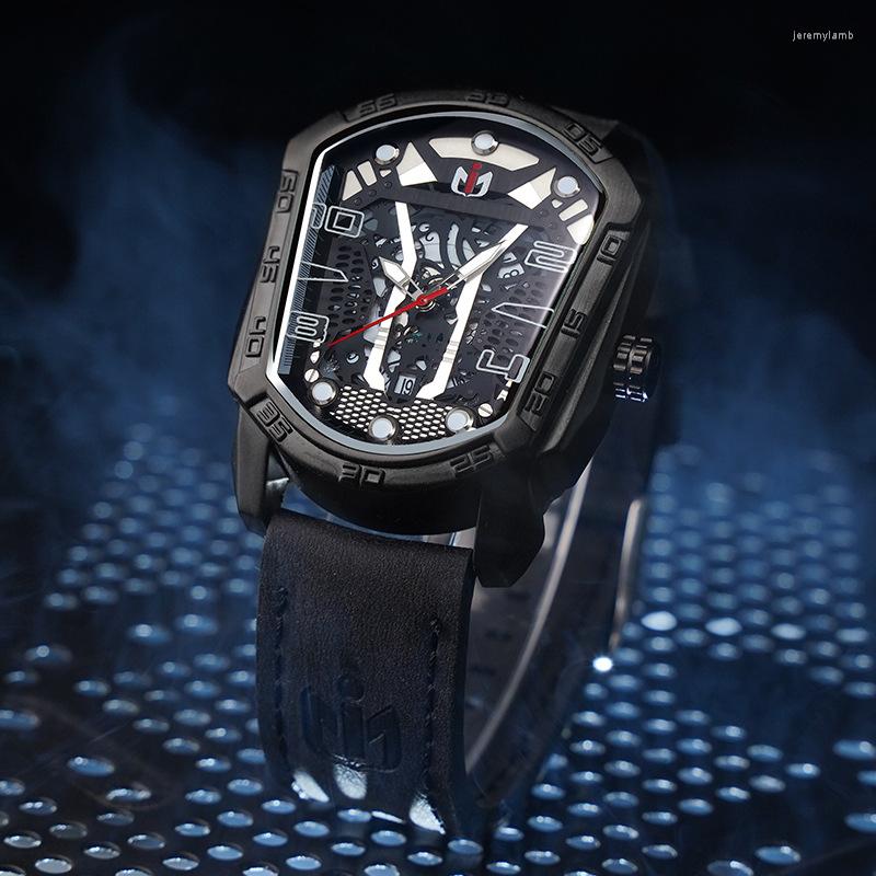 Wristwatches The Winter Of 2023 Men's Luxury Sports Waterproof Watches Be Applicable To Leisure Luminous Calendar Quartz Leather Men, Nepic-8830