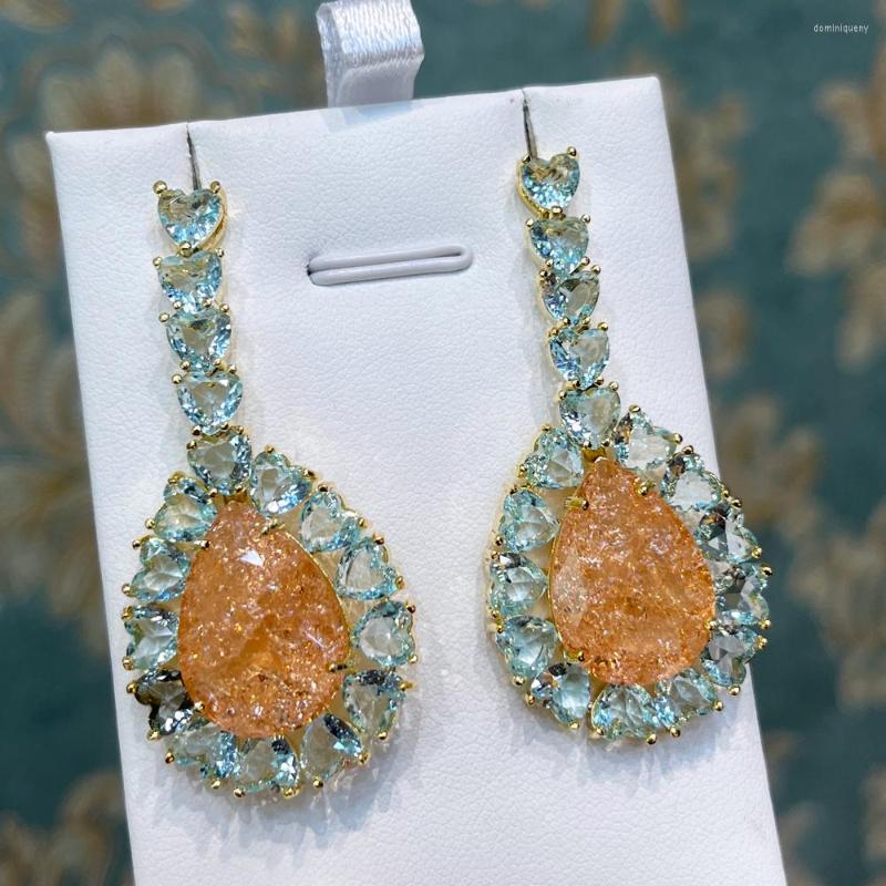 Dangle Earrings Missvikki Personality Girl Rhinestone Water Drop Women's Elegant Temperament Jewelry Accessories High Quality
Dangle Earrings Missvikki Personality Girl Rhinestone Water Drop Women's Elegant Temperament Jewelry Accessories High Quality