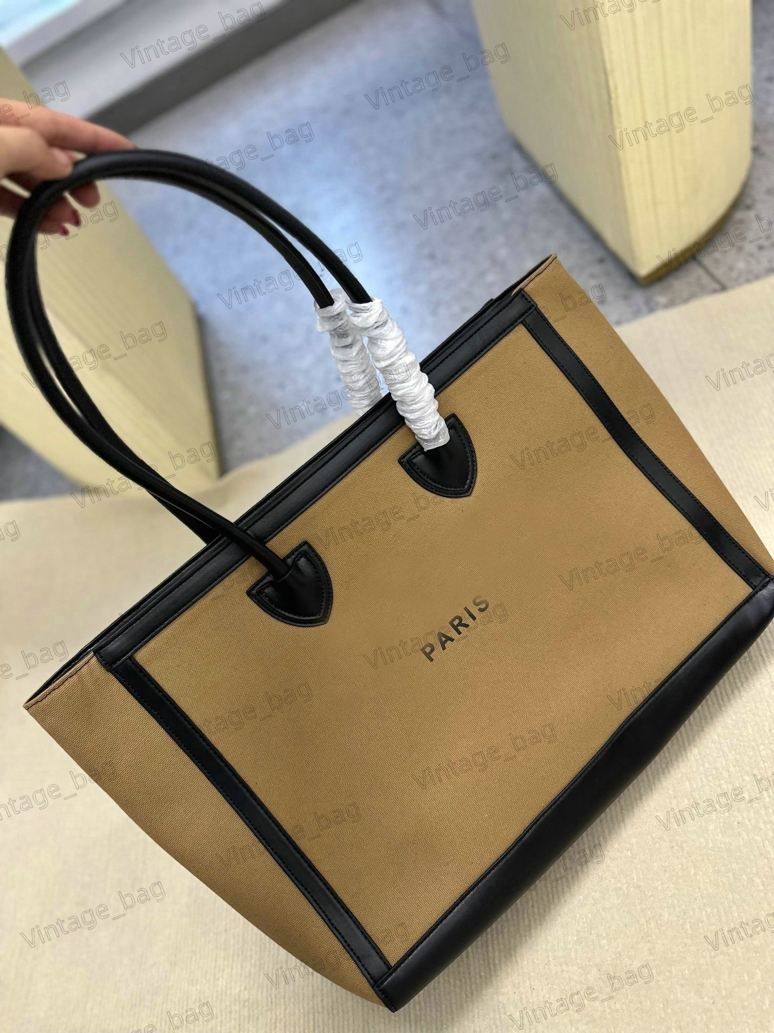 Canvas Tote Women Brand Handbag Leather Patchwork Letter Logo Designer Large Capacity Two Long Handles Shopping Bag Shoulder Bags Multi Color Vintage
Canvas Tote Women Brand Handbag Leather Patchwork Letter Logo Designer Large Capacity Two Long Handles Shopping Bag Shoulder Bags Multi Color Vintage