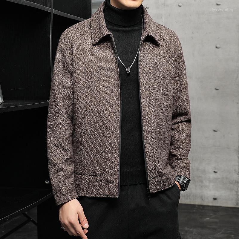 Men's Jackets 2023 Autumn Men's Woolen Jacket Fashionable Soft Thick Business Casual Lapels, H coffee color
Men's Jackets 2023 Autumn Men's Woolen Jacket Fashionable Soft Thick Business Casual Lapels, H coffee color