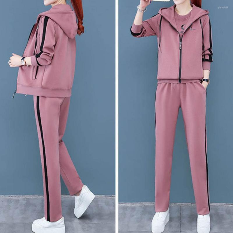 Women's Two Piece Pants Autumn Three Set Women Tracksuit Korean Style Long Sleeve Sweatshirts Jackets Sportswear Sets Ensemble Jogging Femme, Blue
Women's Two Piece Pants Autumn Three Set Women Tracksuit Korean Style Long Sleeve Sweatshirts Jackets Sportswear Sets Ensemble Jogging Femme, Blue