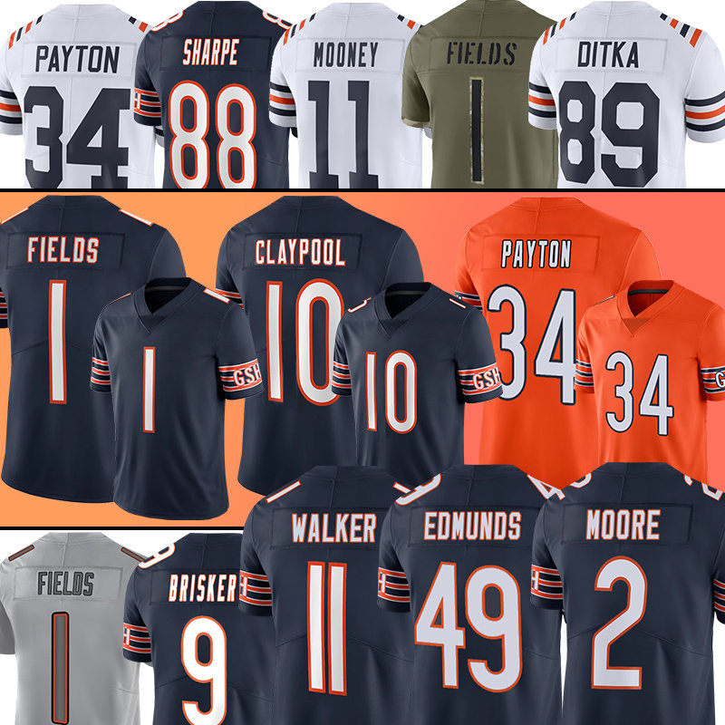Moore Chicagos 1 Justin Fields Bear Football Jerseys 9 Jaquan Brisker Chase Claypool Tremaine Edmunds David Montgomery Walter Payton P.J. Walker, Youth(xd)
Moore Chicagos 1 Justin Fields Bear Football Jerseys 9 Jaquan Brisker Chase Claypool Tremaine Edmunds David Montgomery Walter Payton P.J. Walker, Youth(xd)