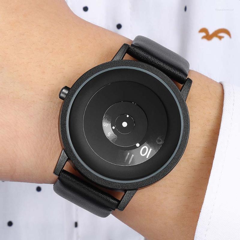 Wristwatches Fashion Creative Turntable Watch Men Sports Watches Leather Band Analog Quartz Price Reloj HombreWristwatches Thun22, Black
Wristwatches Fashion Creative Turntable Watch Men Sports Watches Leather Band Analog Quartz Price Reloj HombreWristwatches Thun22, Black