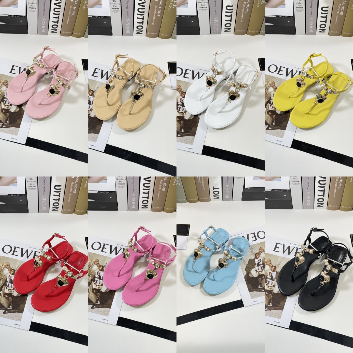 Heart Diamond Pearl Buckle Slippers Logo Thong Sandal Leather T Ankle Strap Flat Mule Shoes Flip Flops Sandals women Ladies beach Slides Summer Slider size 35-41, Chlx3095
Heart Diamond Pearl Buckle Slippers Logo Thong Sandal Leather T Ankle Strap Flat Mule Shoes Flip Flops Sandals women Ladies beach Slides Summer Slider size 35-41, Chlx3095