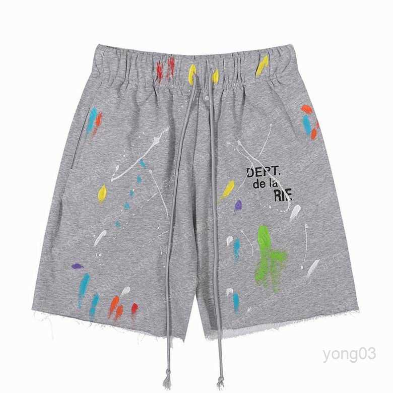 Men' Shorts American Fashion Brand Galleryes Depts Hand-painted Splash Printing Pure Cotton Terry Fog High Street 5-point Casual9063, Cu11
Men' Shorts American Fashion Brand Galleryes Depts Hand-painted Splash Printing Pure Cotton Terry Fog High Street 5-point Casual9063, Cu11