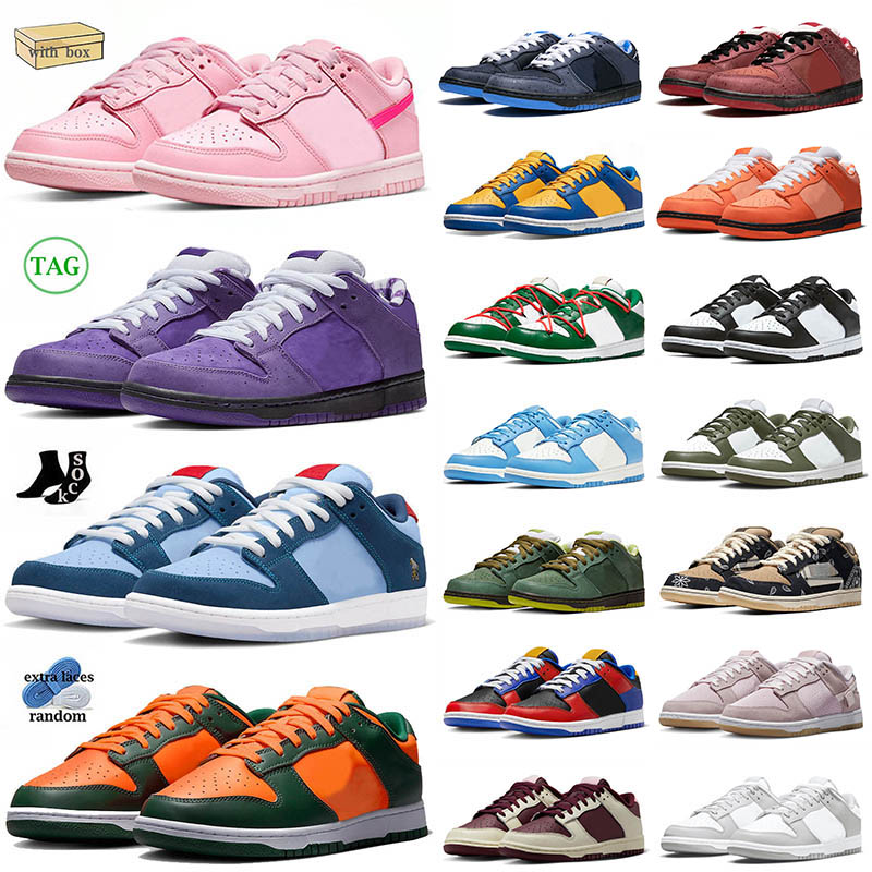 

With Box Purple Lobster Dunks Running Shoes Low Why So Sad Triple Pink Mens Women Sneakers UCLA Black White Panda Grey Fog Unc Teddy Bear GAI Trainers Jogging 36-48, 25