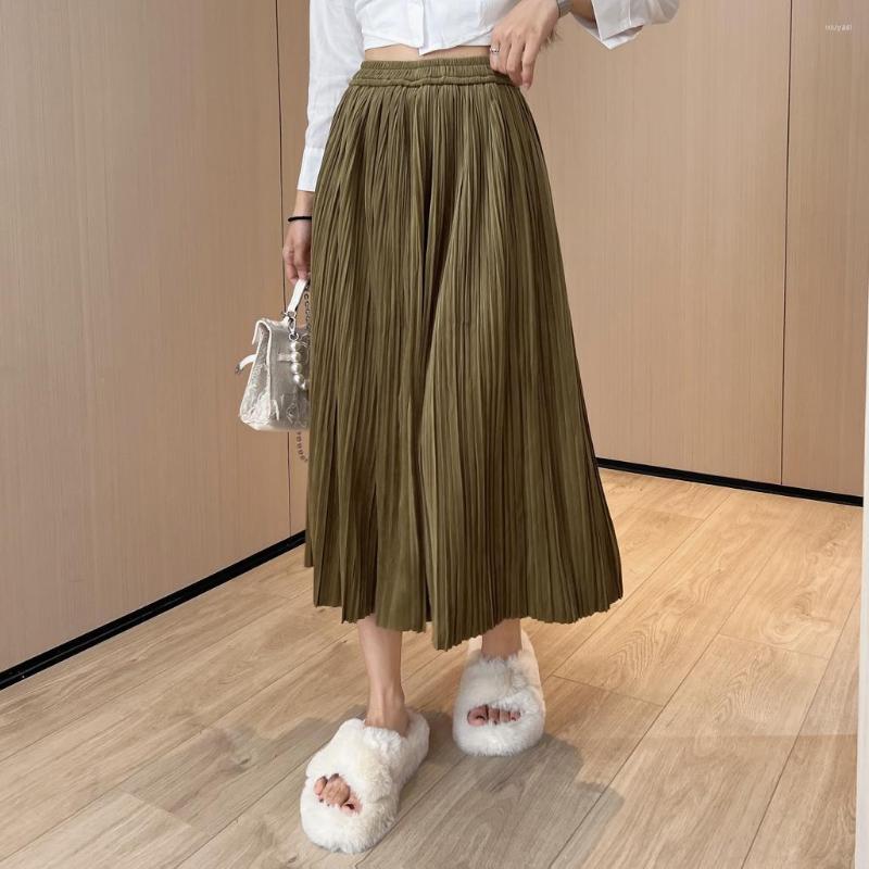 Skirts Long Pleated For Women 2023 Spring Fall Chic Elastic Band Fashion Elegant Ladies Luxury Midi Skirt Casual Party, Black
Skirts Long Pleated For Women 2023 Spring Fall Chic Elastic Band Fashion Elegant Ladies Luxury Midi Skirt Casual Party, Black