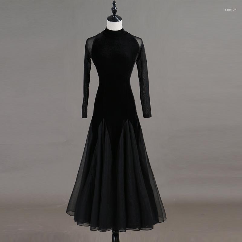 Stage Wear Black Ballroom Dance Dress Women Waltz Rumba Salsa Standard Foxtrot Competition Performance Clothing Customized DC3842
Stage Wear Black Ballroom Dance Dress Women Waltz Rumba Salsa Standard Foxtrot Competition Performance Clothing Customized DC3842