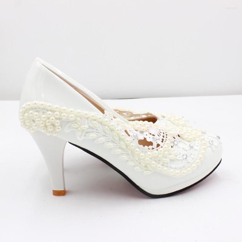 Dress Shoes 2023 Round Head High Heel Women's White Imitation Pearl Decorative Lace Wedding Spring Bride ShoesBH2204, 8 cm high heel
Dress Shoes 2023 Round Head High Heel Women's White Imitation Pearl Decorative Lace Wedding Spring Bride ShoesBH2204, 8 cm high heel