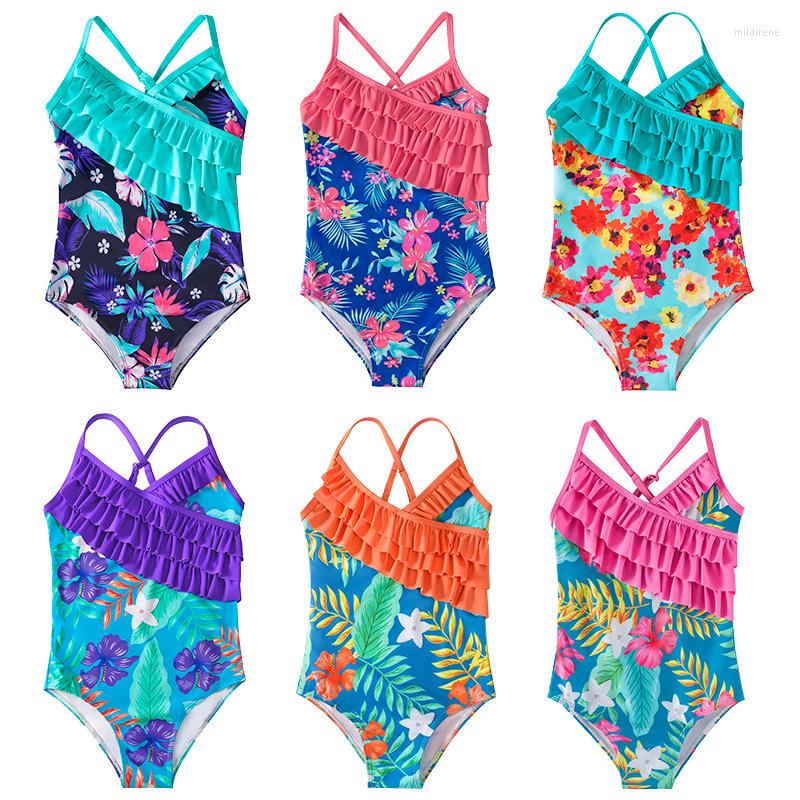 Women's Swimwear Floral Girls One Piece Swimsuit Ruffle Beach Sport Children's 4-12 Years Swimming Bathing Suit Monokini Beachwear 2023, Yy151-6
Women's Swimwear Floral Girls One Piece Swimsuit Ruffle Beach Sport Children's 4-12 Years Swimming Bathing Suit Monokini Beachwear 2023, Yy151-6