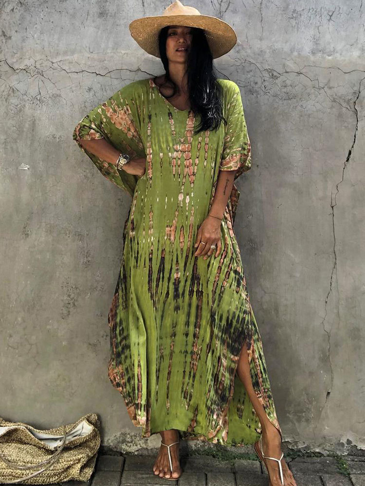 Casual Dresses Bohemian Striped Print Women Beach Dress Bathing Suit Cover Up Summer Tunic For Woman Beachwear Robe de plage Kaftan Q1218 230314, 1218-22
Casual Dresses Bohemian Striped Print Women Beach Dress Bathing Suit Cover Up Summer Tunic For Woman Beachwear Robe de plage Kaftan Q1218 230314, 1218-22