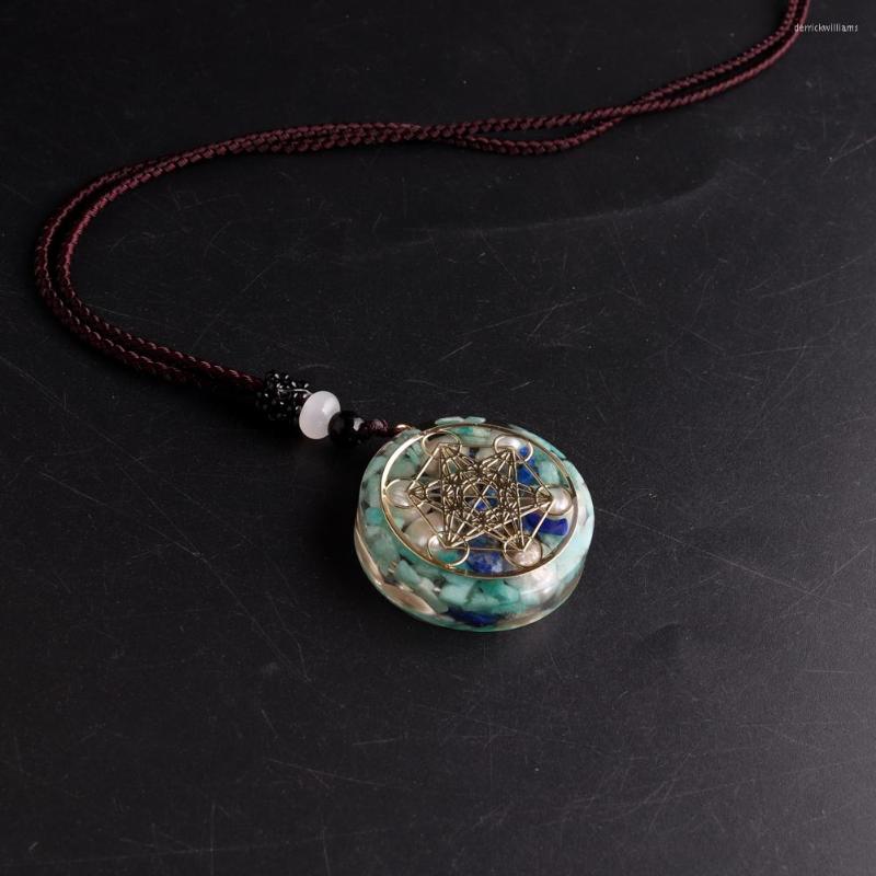 Chains 6PCS Orgone Energy Necklace Natural Turquoises Pendant Jewelry Gathering Healthy Lucky Meditation Pendulum
Chains 6PCS Orgone Energy Necklace Natural Turquoises Pendant Jewelry Gathering Healthy Lucky Meditation Pendulum