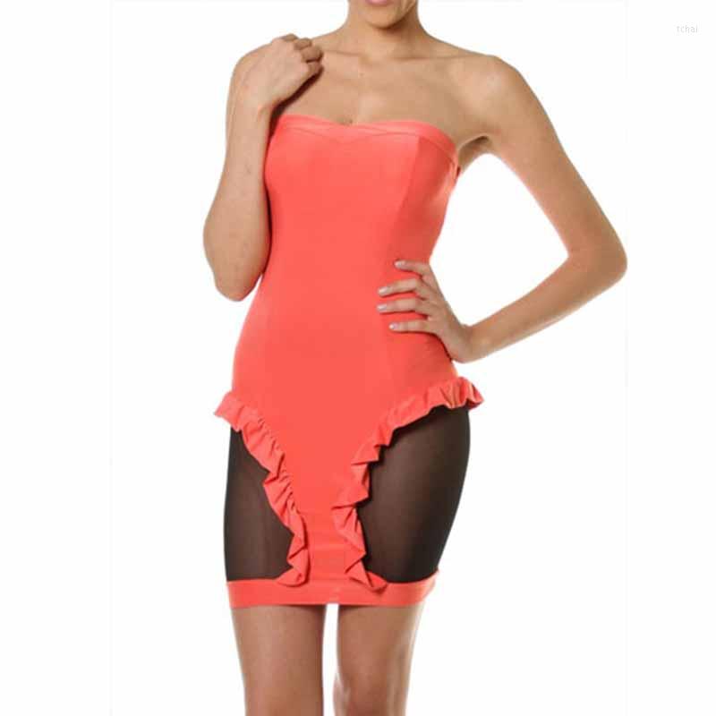 Casual Dresses Women Off Shoulder Club Dress Elegant Party Ladies Sexy Tube Strapless Ruffles Mesh Insert Mini Summer, Red
Casual Dresses Women Off Shoulder Club Dress Elegant Party Ladies Sexy Tube Strapless Ruffles Mesh Insert Mini Summer, Red