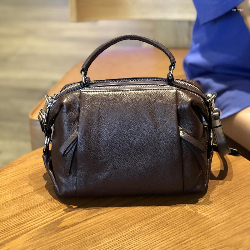 Evening Bags Pillow Women Cow Leather Handbag Vintage Shoulder Bag Fashion Crossbody Tote Genuine High Quality Capacity, Black-s
Evening Bags Pillow Women Cow Leather Handbag Vintage Shoulder Bag Fashion Crossbody Tote Genuine High Quality Capacity, Black-s