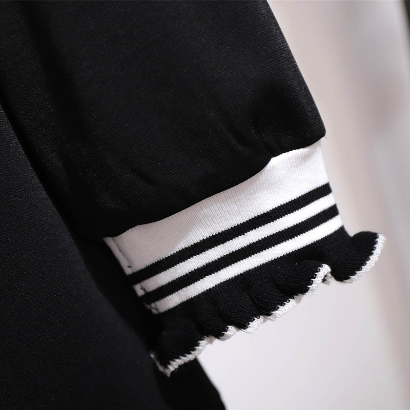 Casual Dresses 150Kg Plus Size Women's Spring Autumn Long Sleeve Temperament Dress Bust 149cm 5XL 6XL 7XL 8XL 9XL Loose Casual O-Neck Dress 23031