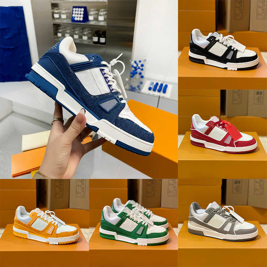 New Designer Embroidery Trainer Sneakers luxury Casual Shoes Black White Men Women Platform Fashion Low Top Shoe Red Green fashion Genuine Leather Outdoor Walking
New Designer Embroidery Trainer Sneakers luxury Casual Shoes Black White Men Women Platform Fashion Low Top Shoe Red Green fashion Genuine Leather Outdoor Walking