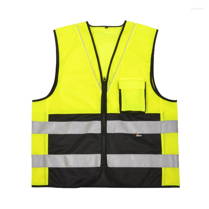 Men' Tank Tops Yellow Black Reflective Vest Hi Visibility Two Tone Workwear Jacket Waistcoat Breathable Mesh Safety
Men' Tank Tops Yellow Black Reflective Vest Hi Visibility Two Tone Workwear Jacket Waistcoat Breathable Mesh Safety