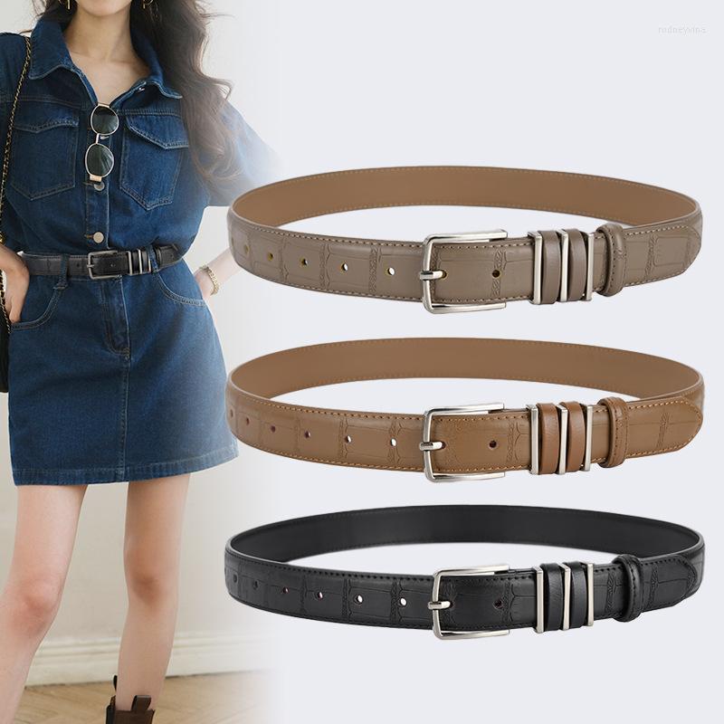 Belts 2023 Women's Belt Leather Fashion Pin Buckle Decorative Casual Pants Crocodile Pattern, Black
Belts 2023 Women's Belt Leather Fashion Pin Buckle Decorative Casual Pants Crocodile Pattern, Black