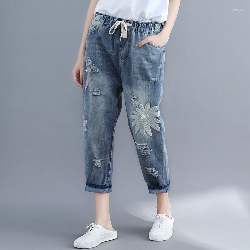 Women's Jeans 2023 Summer Plus Size Women Embroidery Beading Blue Patchwork Vintage Female Lady Pants Outwear, See chart
Women's Jeans 2023 Summer Plus Size Women Embroidery Beading Blue Patchwork Vintage Female Lady Pants Outwear, See chart