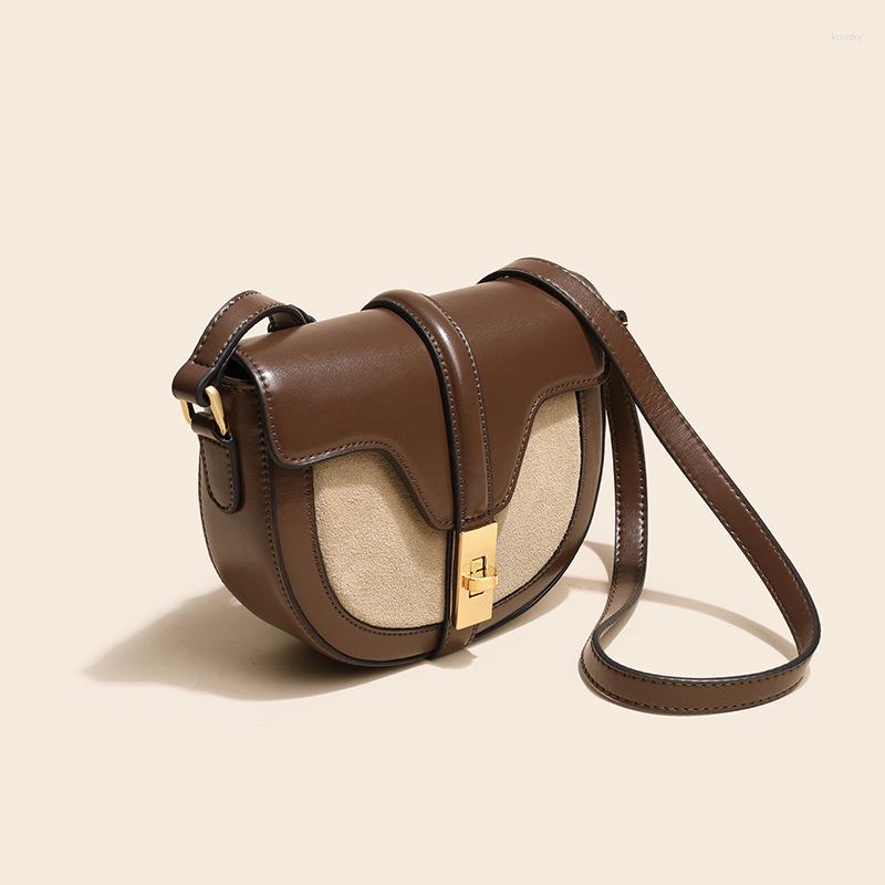 Evening Bags Vintage Saddle High Quality Leather Shoulder Bag For Women Multifunction Serpentine Design Female Hasp Crossbody Purse, Brown
Evening Bags Vintage Saddle High Quality Leather Shoulder Bag For Women Multifunction Serpentine Design Female Hasp Crossbody Purse, Brown
