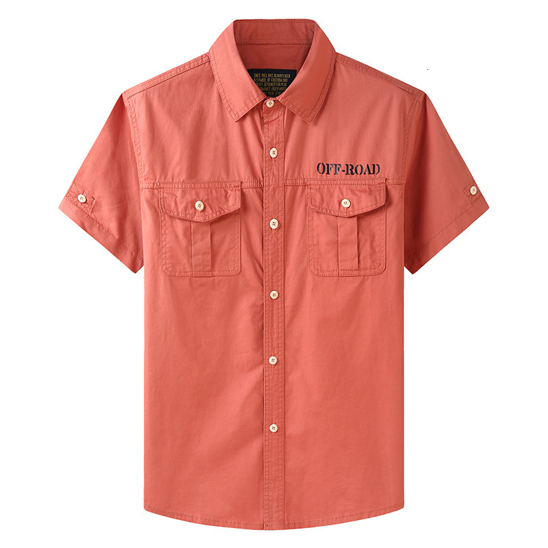 Men's Polos For Summer Fashion Tops Blouses Mens Short Sleeves Oversize 5XL 100% Cotton Cargo Military Shirts Green Casual Clothes 230316