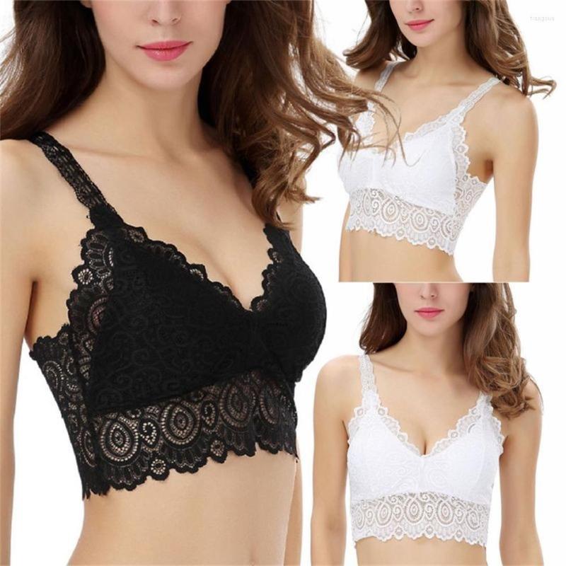 Bras Women Vest Floral Bikini Bralette Bustier Crochet Padded Bra Crop Tops Lace, White
Bras Women Vest Floral Bikini Bralette Bustier Crochet Padded Bra Crop Tops Lace, White