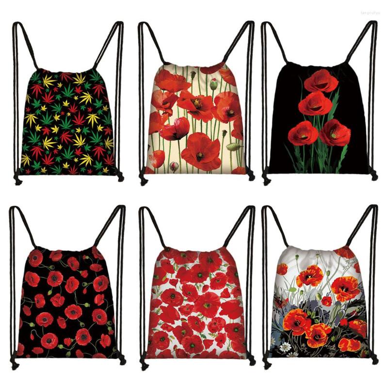 Shopping Bags Cute Poppy Flower Print Drawstring Bag Women Casual Backpack Outdoor Canvas Shoulder For Travel Shoes Storage Holder, Skdpoppyf07cw
Shopping Bags Cute Poppy Flower Print Drawstring Bag Women Casual Backpack Outdoor Canvas Shoulder For Travel Shoes Storage Holder, Skdpoppyf07cw