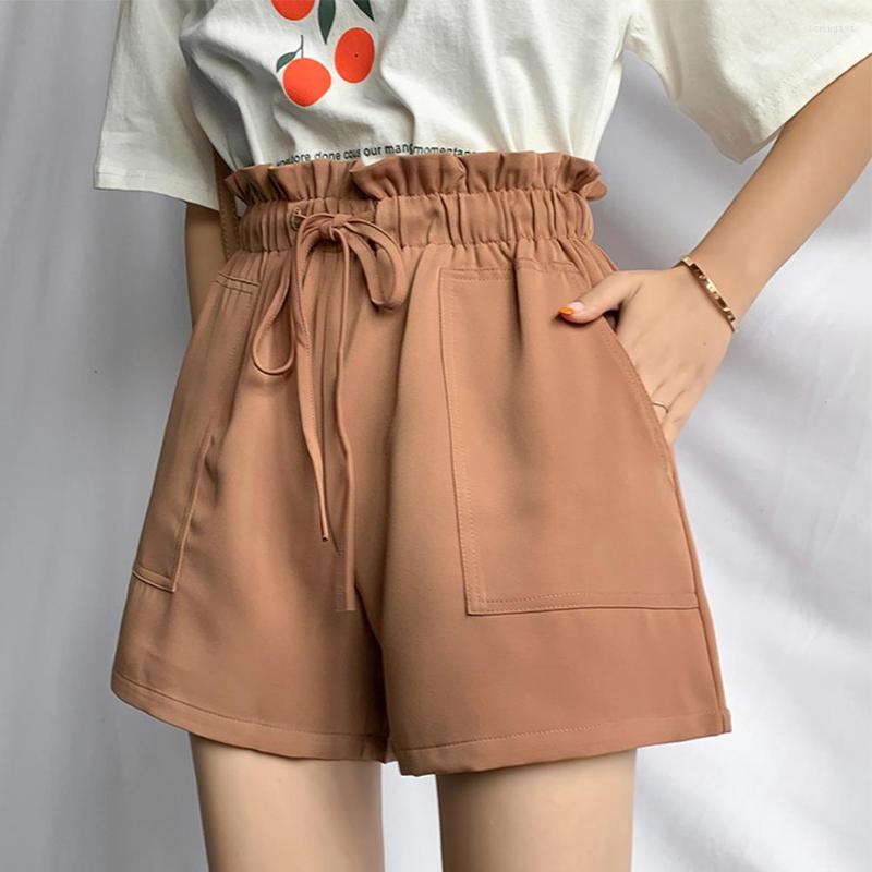 Women' Shorts YiYiMiYu Summer High Waist Women Casual Solid Wide Leg Loose Short Pants Bottom Pocket Trousers A-line Streetwear, Apricot
Women' Shorts YiYiMiYu Summer High Waist Women Casual Solid Wide Leg Loose Short Pants Bottom Pocket Trousers A-line Streetwear, Apricot