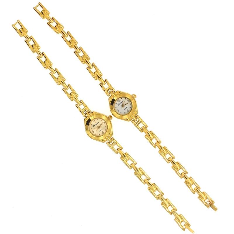 Wristwatches Women Watch Nobler Fashion Casual Wafer Design Round Dial Bracelet Mujor Quartz Wristwatch Female Relojes, Gold white face
Wristwatches Women Watch Nobler Fashion Casual Wafer Design Round Dial Bracelet Mujor Quartz Wristwatch Female Relojes, Gold white face