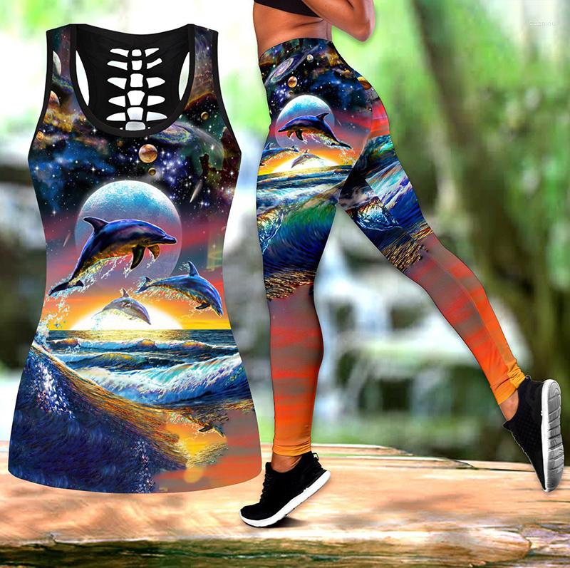 Women's Tanks Love Dolphin 3D All Over Printed Yoga Legging Pants Hollow Tank Top Outfit For Women Sport Suits, Tank-orange
Women's Tanks Love Dolphin 3D All Over Printed Yoga Legging Pants Hollow Tank Top Outfit For Women Sport Suits, Tank-orange