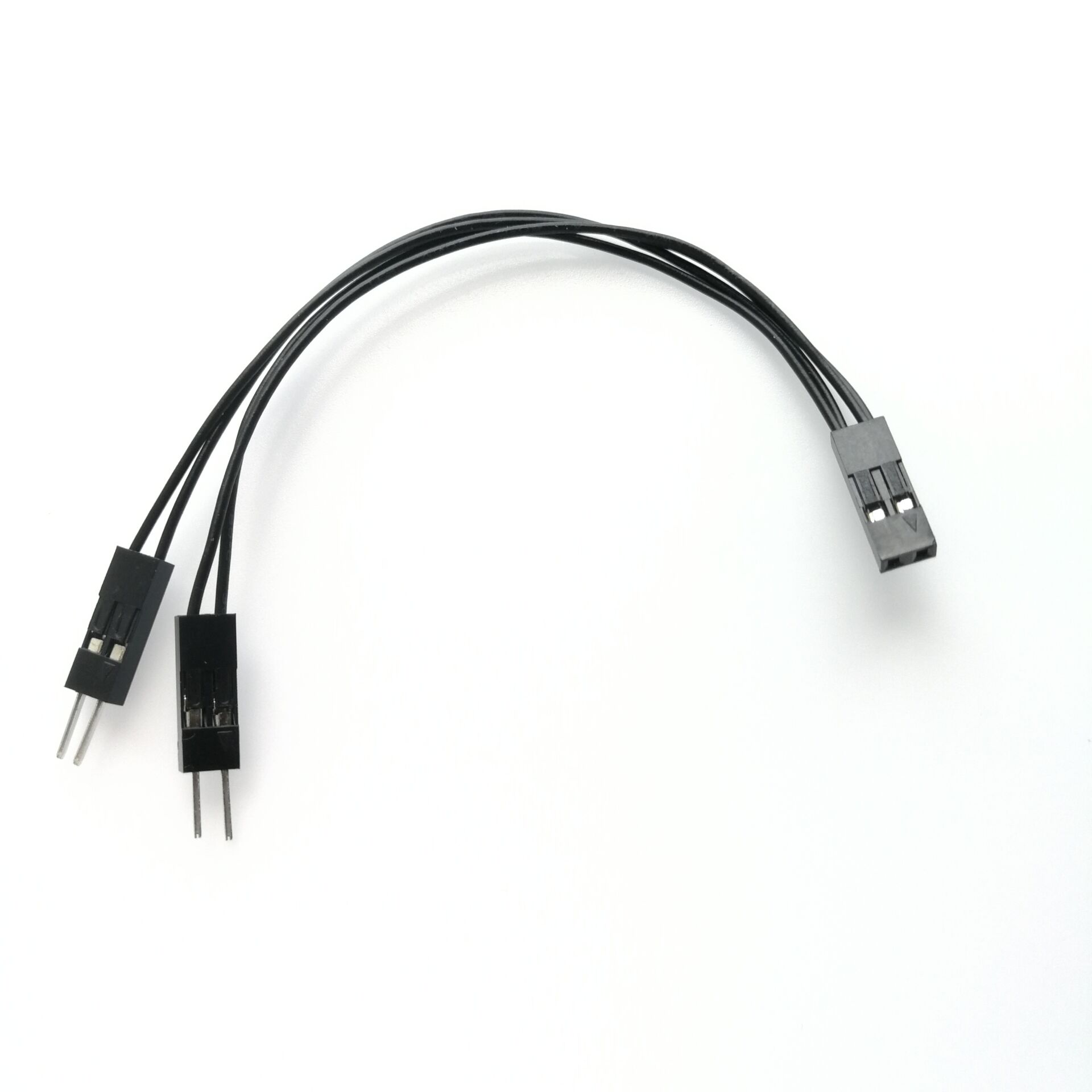 10pcs Motherboard HDD LED Cable 2Pin 1 to 2 Splitter Support Double Start Switch