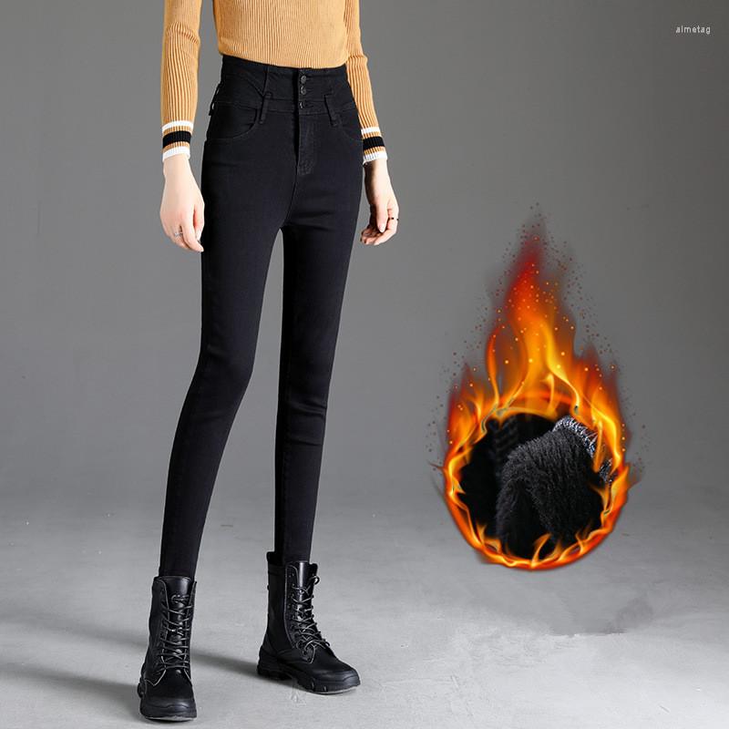 Women's Jeans Ladies Winter Warm Fleece High Waisted Skinny Stretch Black Velvet Mom Women
Women's Jeans Ladies Winter Warm Fleece High Waisted Skinny Stretch Black Velvet Mom Women