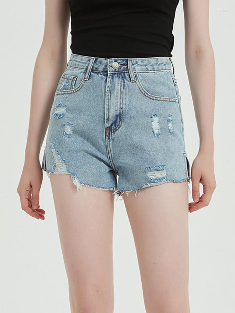 Women's Shorts Ailegogo Summer Women High Waist Button Loose Hole Blue Denim Streetwear Female Wide Leg Jeans Bottoms
Women's Shorts Ailegogo Summer Women High Waist Button Loose Hole Blue Denim Streetwear Female Wide Leg Jeans Bottoms