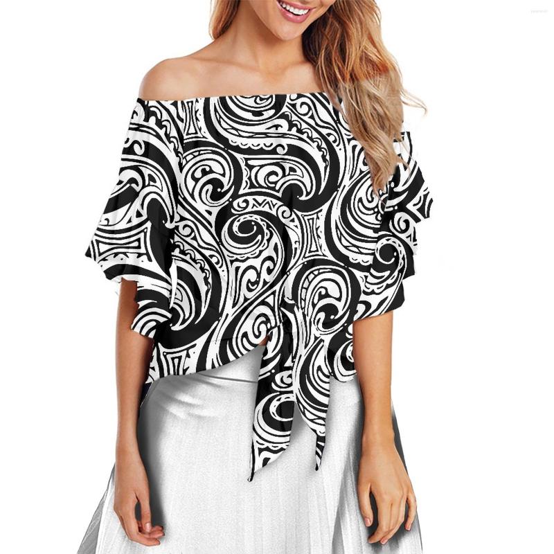 Women' T Shirts Hawaiie Fashion Design Off Shoulder Tops Polyester Women Shirt Flare Sleeve Retro StyleTattoos Printing Blouses, Ysfe1641x13
Women' T Shirts Hawaiie Fashion Design Off Shoulder Tops Polyester Women Shirt Flare Sleeve Retro StyleTattoos Printing Blouses, Ysfe1641x13
