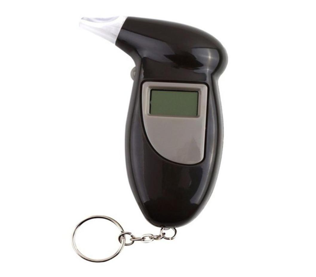 Professional Alcohol Breath Tester Breathalyzer Analyzer Detector Test Keychain Breathalizer Breathalyser DeviceLCD Screen