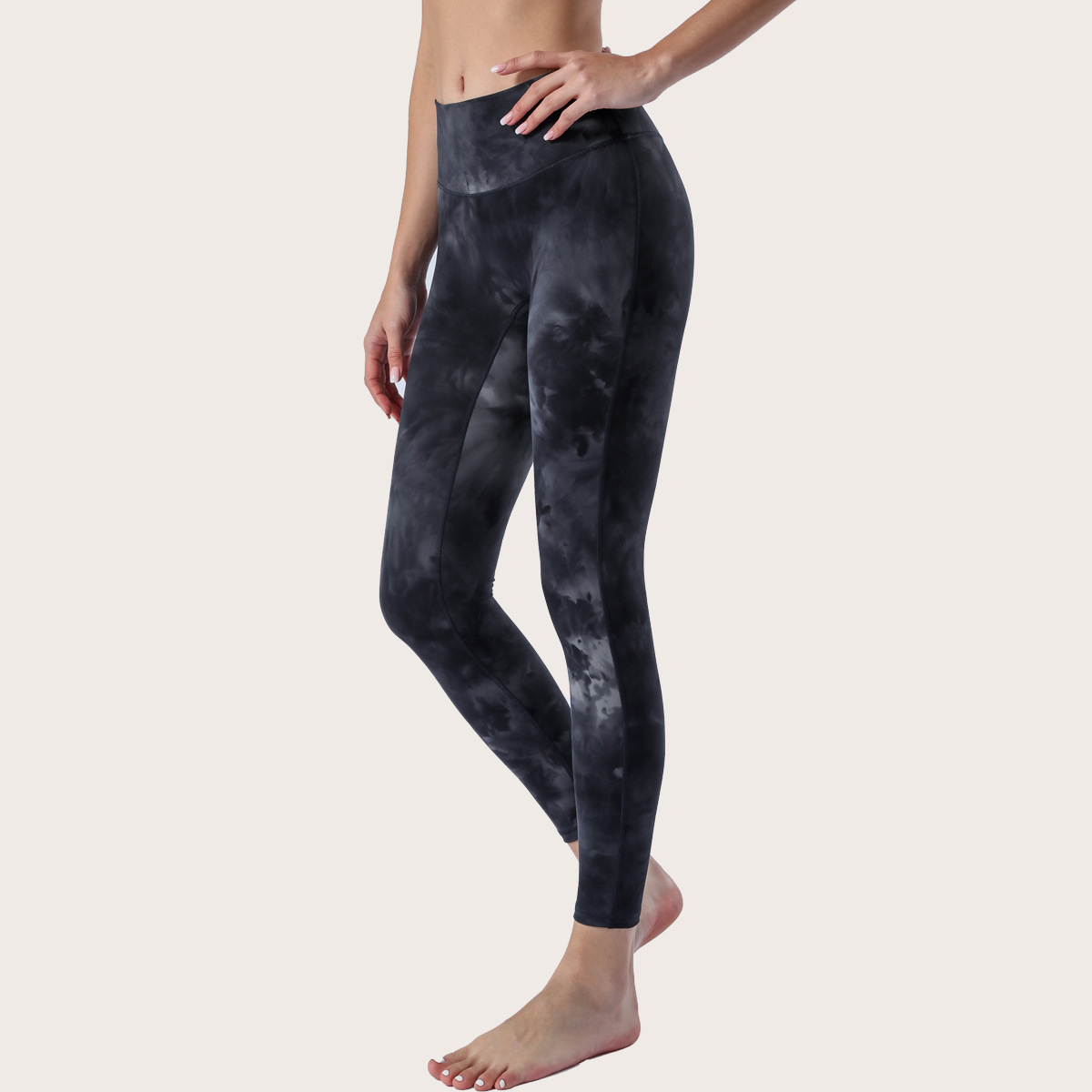 

Lulu Pant Yoga Leggings Woman Push Fitness Skin-friendly High Waist Seamless Align Legging Hip Lift Tie-dyed Casual Capris Ninth Pants Jogging Women Pants Lady Tie-dye, #4