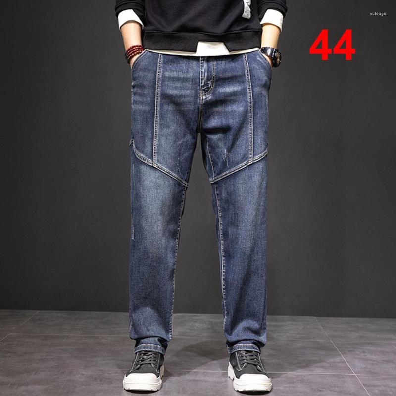 Men's Jeans 42 44 Plus Size Men Denim Pants Baggy Straight Fashion Causal Trousers Male Big Bottoms, Blue
Men's Jeans 42 44 Plus Size Men Denim Pants Baggy Straight Fashion Causal Trousers Male Big Bottoms, Blue