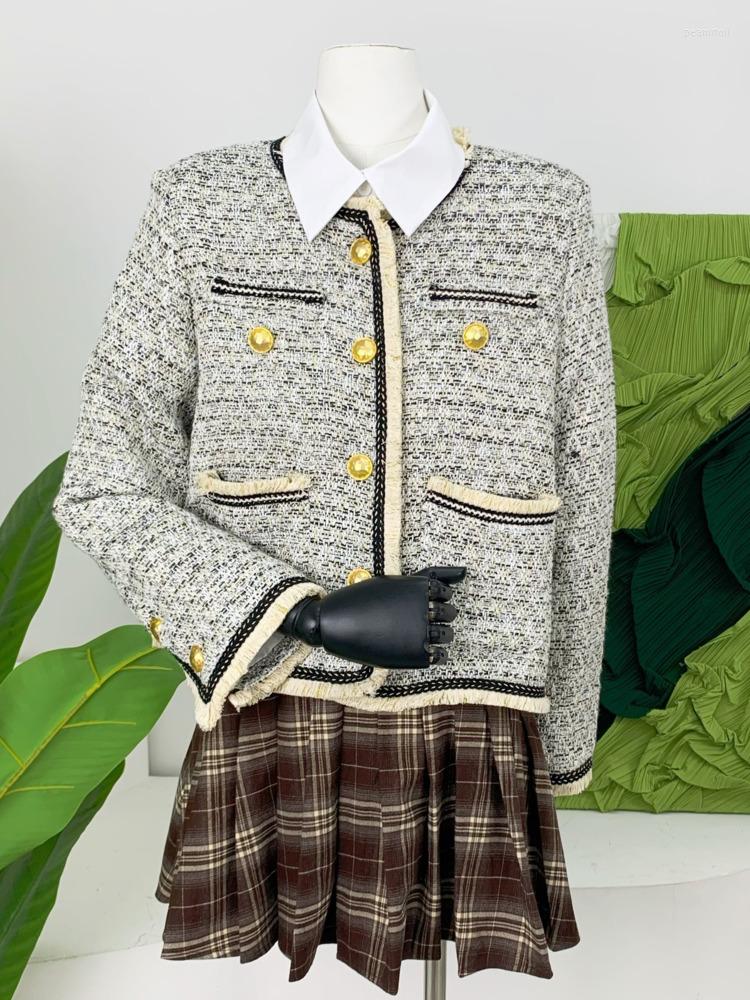 Women' Jackets French Elegance Women Autumn Winter O-neck Contrast Color Vintage Jacket Coat Baggy Long Sleeve Tassel Outer Slim Design, Picture color
Women' Jackets French Elegance Women Autumn Winter O-neck Contrast Color Vintage Jacket Coat Baggy Long Sleeve Tassel Outer Slim Design, Picture color