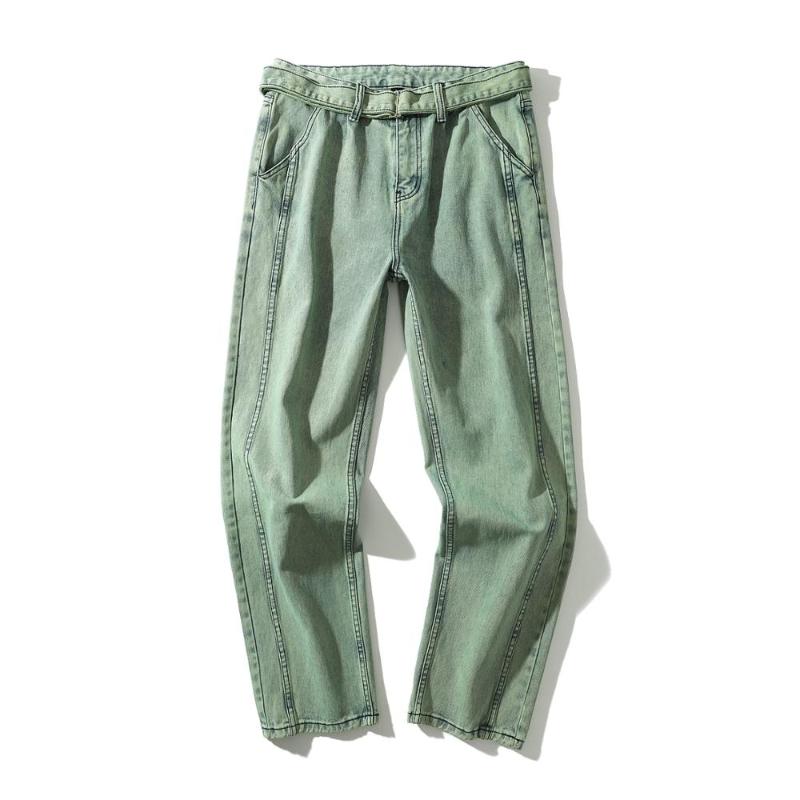 Men's Jeans Denim Jogger Green Daddy With Self Fabric Belt Track Pants Casual Sweatpants Trousers Zipper PocketsMen's, Picture shown
Men's Jeans Denim Jogger Green Daddy With Self Fabric Belt Track Pants Casual Sweatpants Trousers Zipper PocketsMen's, Picture shown