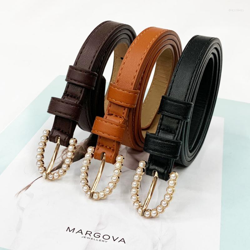 Belts Women's Versatile Belt Korean Version Simple Embellished Pearl Pin Buckle Decorative Dress Thin With Jeans, White
Belts Women's Versatile Belt Korean Version Simple Embellished Pearl Pin Buckle Decorative Dress Thin With Jeans, White