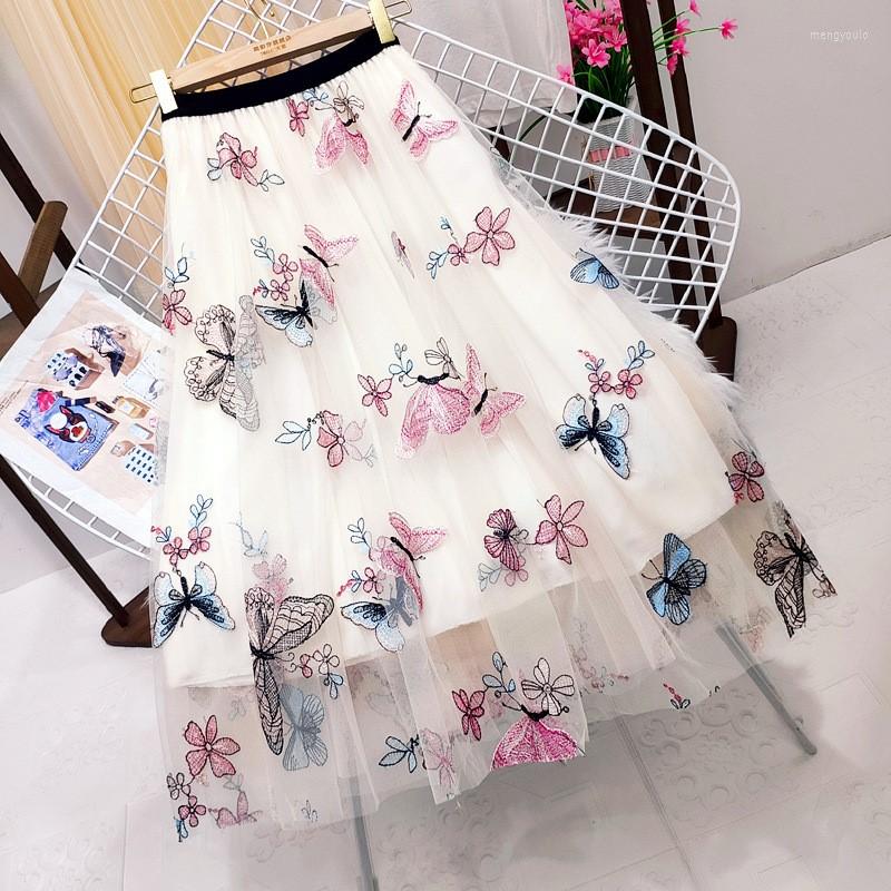 Skirts 2023 Summer Elastic High Waist Slim Embroidered Butterfly Mesh Skirt Casual Simple Women Long Tide, Black
Skirts 2023 Summer Elastic High Waist Slim Embroidered Butterfly Mesh Skirt Casual Simple Women Long Tide, Black