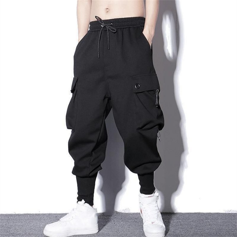 Men's Pants Loose Harem Pants Men Functional Cargo Trouser Hip Hop Outdoor Casual Ankle Length Pants Fashion Streetwear Big Size Men Clothes 230316, Black
Men's Pants Loose Harem Pants Men Functional Cargo Trouser Hip Hop Outdoor Casual Ankle Length Pants Fashion Streetwear Big Size Men Clothes 230316, Black