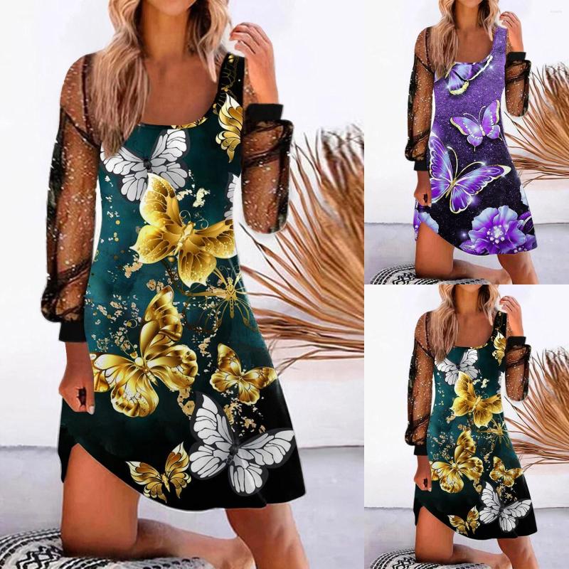 Casual Dresses Women Dress Summer Sexy Printed Mesh Spring Long Sleeve Loose Maxi, Green
Casual Dresses Women Dress Summer Sexy Printed Mesh Spring Long Sleeve Loose Maxi, Green