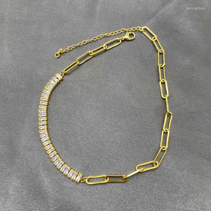 Chains 5Pcs/Lot Arrived Jewelry Making Zircon Plated Brass Necklace 
Chains 5Pcs/Lot Arrived Jewelry Making Zircon Plated Brass Necklace